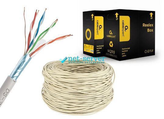 Photo of Cablexpert 305 m UTP Cat.5e Twisted Pair Cable, Solid CCA AWG24, Unshielded Network Cable for Ethernet, LAN, and SCS, Coil, UPC-5004E-SOL &ndash; buy online with delivery across Ukraine at Net-server