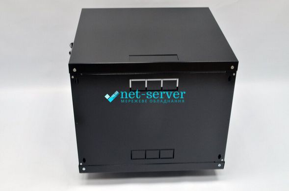Шкаф серверный настенный 19", 9U, 507х600х600мм (В*Ш*Г), разборной, черный, UA-MGSWA96B