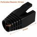 Колпачки для RJ45 чорні 100 шт L&W ELECTRONICAL LW-CA016-BK &ndash; захист конектора, ковпачки для патч-корду RJ-45