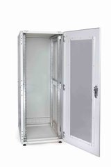 Floor-standing server cabinet 24U 800x800 glass doors