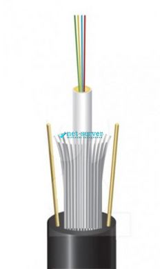 Волоконно-оптический кабель 12 волокон диэлектрик, Singlemode (1 кН) UT0012-SM-15