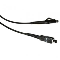 Optical patch cord LC/UPC-SC/UPC, OM3, 20m, black Simplex UPC-20LCSC(MM)D(ON)BK