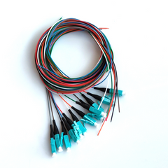 Set of colored pigtails LC/UPC, MM(OM3), 1.5m, 12 fibers PG-1.5LC(MM)(ON)E-K12
