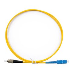 Optical patch cord SC/UPC-FC/UPC, SM, 1.5m, Simplex UPC-1.5SCFC(SM)S(FW)