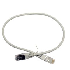 Patch cord 0.5m, U/FTP, cat.6A, RJ45, copper, gray, Electronical PC004-C6A-050