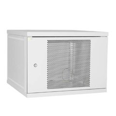 Server cabinet 9U 600x450 collapsible, perforated, gray