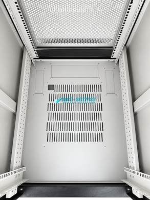 Photo of Floor-standing server cabinet 19", 24U, 1192x600x1000mm (H*W*D), collapsible, gray, (perf) &ndash; buy online with delivery across Ukraine at Net-server