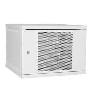 Фото Серверна шафа IP 19" 9U 600x450 розбірна, перфорована, сіра &ndash; купити з доставкою по Україні в інтернет-магазині Net-server
