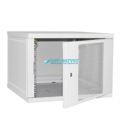 Server cabinet 9U 600x450 collapsible, perforated, gray