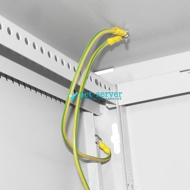 Фото Серверный шкаф IP 19" 9U 600x450 разборной, перфорированный, серый &ndash; купить с доставкой по Украине в интернет-магазине Net-server