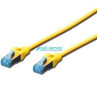 Patch-cord molded 0.5m, cat.5e, SF/UTP, AWG 26/7, yellow DIGITUS DK-1531-005/Y