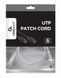 Патч-корд мережевий UTP Cat 6 Cablexpert PP6U-30M, 30 м, сірий, RJ45-RJ45, литий, 50u