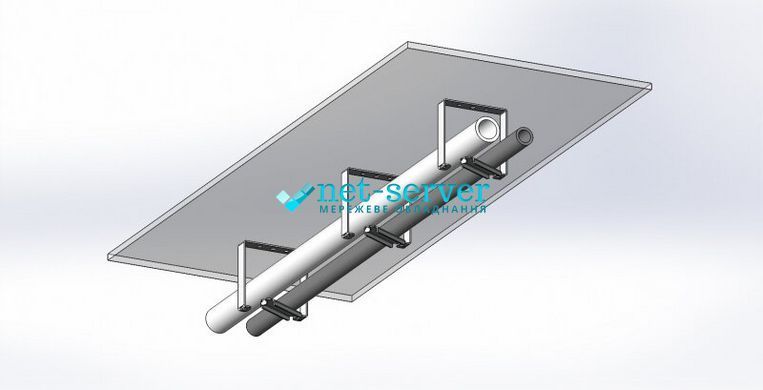 Photo of Clamp with swivel frame 100x100 gray. &ndash; buy online with delivery across Ukraine at Net-server