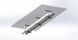 Clamp with swivel frame 100x100 gray.