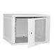 Server cabinet 9U 600x450 collapsible, perforated, gray