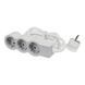 Surge protector for 3 STANDART sockets, 16 A, with 5 m cable white-gray Legrand 694567