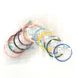 Set of colored pigtails LC/UPC, MM(OM3), 1.5m, 12 fibers PG-1.5LC(MM)(ON)E-K12