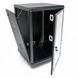 Шкаф серверный настенный 19", 18U, 907х600х800мм (В*Ш*Г), разборной, черный, UA-MGSWA188B