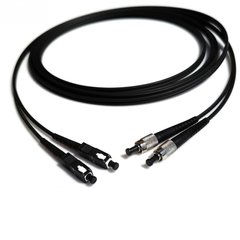 Optical patch cord SC/UPC-FC/UPC, OM3, 4m, black Duplex UPC-4SCFC(MM)D(ON)BK