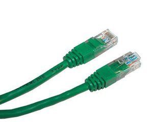 Photo of Patch cord 3m, UTP, cat.5e, RJ45, copper, green, Kingda PAUT3300-GN &ndash; buy online with delivery across Ukraine at Net-server