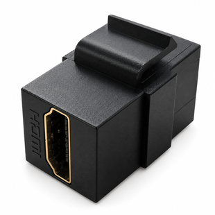 Модуль HDMI 2.0 Keystone, гніздо&ndash;гніздо, білий, Net-Server NS-KJ-HDMI20-BK