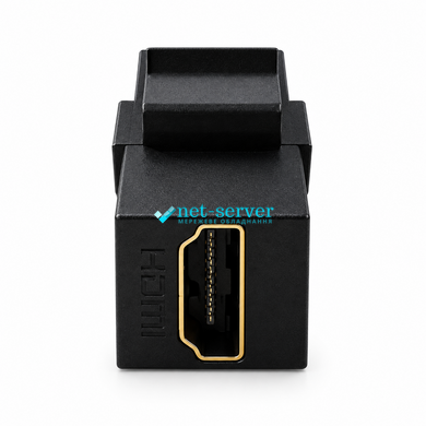 Модуль HDMI 2.0 Keystone, гніздо&ndash;гніздо, білий, NS-KJ-HDMI20-BK