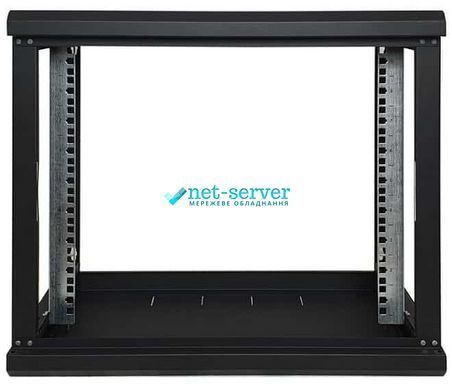 Photo of Wall cabinet 19", 9U, W600xD350xH503, collapsible, economy, glass, black ES-E935B &ndash; buy online with delivery across Ukraine at Net-server