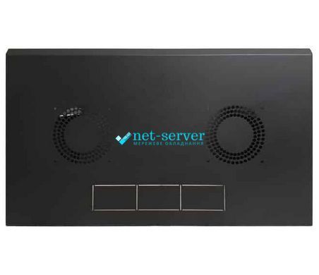 Photo of Wall cabinet 19", 9U, W600xD350xH503, collapsible, economy, glass, black ES-E935B &ndash; buy online with delivery across Ukraine at Net-server