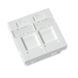 Photo of Plate for 2 modules, 45x45, LANscape, straight, Corning CAXCSE-G0201-C011 &ndash; buy online with delivery across Ukraine at Net-server