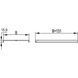 Cover for external vertical transition bend DKC CDSD/CDSS/CDV 90&deg; base 80 mm, Sendzimir hot-dip galvanized