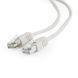 Патч-корд сетевой FTP Cat 5e Cablexpert PP22-0.25M, 0,25 м, серый, RJ45-RJ45, литой, 50u, с фиксатором