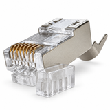 Photo of RJ45 STP Cat.7 pass-through connector, with insert, for conductors in insulation up to 1.5 mm, Net-Server NS-RJ45-STP-150 &ndash; buy online with delivery across Ukraine at Net-server