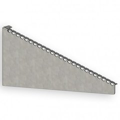 Wall bracket for mesh tray 600 mm, quick mount, 2 mm, galvanized CMS-CWB600E2.0Z
