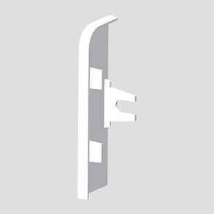 Photo of Left End Cap for LP 80&times;25 mm PVC Skirting Cable Trunking, Terminal Cover for the Left Side of the Cable Duct, KOPOS LP Series, 8821 L_HB &ndash; buy online with delivery across Ukraine at Net-server