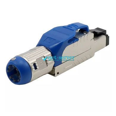 Фото Польовий розʼєм RJ45 Cat.8 STP безінструментальний (Toolless) для 25GBASE-T Kingda KD-PG8030-C8 &ndash; купити з доставкою по Україні в інтернет-магазині Net-server