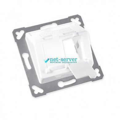 Photo of Plate for 2 modules, 50x50, for LANscape, slanted, Ge style, Corning WAXWSE-V0201-C001 &ndash; buy online with delivery across Ukraine at Net-server