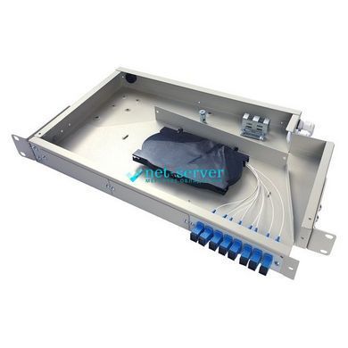 Photo of Optical patch panel 19&Prime; CSV 1U SC 8 ports assembled &ndash; buy online with delivery across Ukraine at Net-server