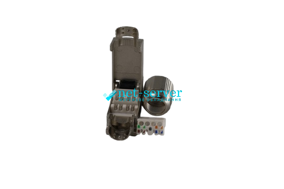 Фото Польовий розʼєм RJ45 Cat.8 STP безінструментальний (Toolless) для 25GBASE-T Kingda KD-PG8030-C8 &ndash; купити з доставкою по Україні в інтернет-магазині Net-server