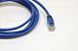 Патч-корд 3м, UTP, cat.5e, RJ45, мідь, синій, Kingda PAUT3300-Bl