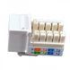 Модуль RJ45, Keystone, UTP, cat.6, 110, W - 16.6 мм, EPNew 6KTVM-U0WH