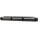 Network patch panel 24 ports 19" 1U, cat.6, FTP Electronical NPP-C624-002
