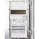 Climate floor cabinet 39U, 800x825 (W*G), assembled with air conditioner