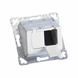 Plate for 2 modules, 50x50, for LANscape, slanted, Ge style, Corning WAXWSE-V0201-C001