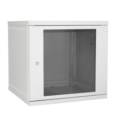 Серверный шкаф 12U 600x450 разборной, стекло, серый