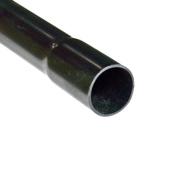 Smooth pipe 3m rigid, PVC, Ø16mm, black Kopos