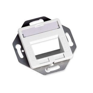 Photo of Plate for 2 modules, 45x45, LANscape, straight, Corning WAXWSE-S0201-C001 &ndash; buy online with delivery across Ukraine at Net-server