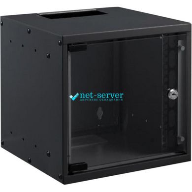 Server wall cabinet 10" 6U, 306x300x305 (W*D*H) black MIRSAN MR.SOH06U30DE.01