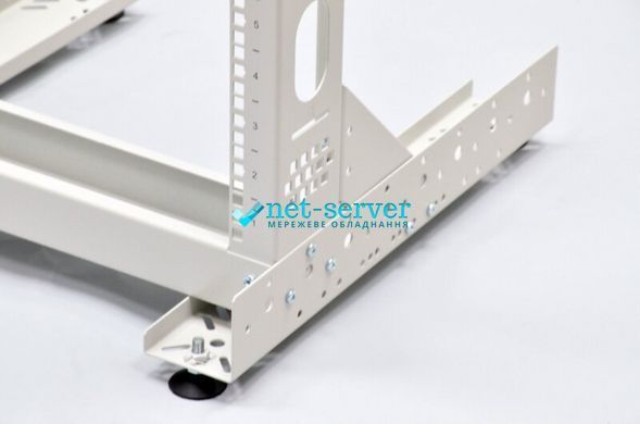 Photo of Single-rail rack 19", 24U, 1160x540x560 (H*W*D), gray, CMS UA-OF24-S-GR &ndash; buy online with delivery across Ukraine at Net-server