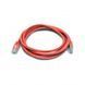 Патч-корд 3м, UTP, cat.5e, RJ45, медь, красный, Kingda PAUT3300-Rd