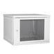 Серверна шафа IP 19" 9U 600x600 розбірна, загартоване скло, сіра